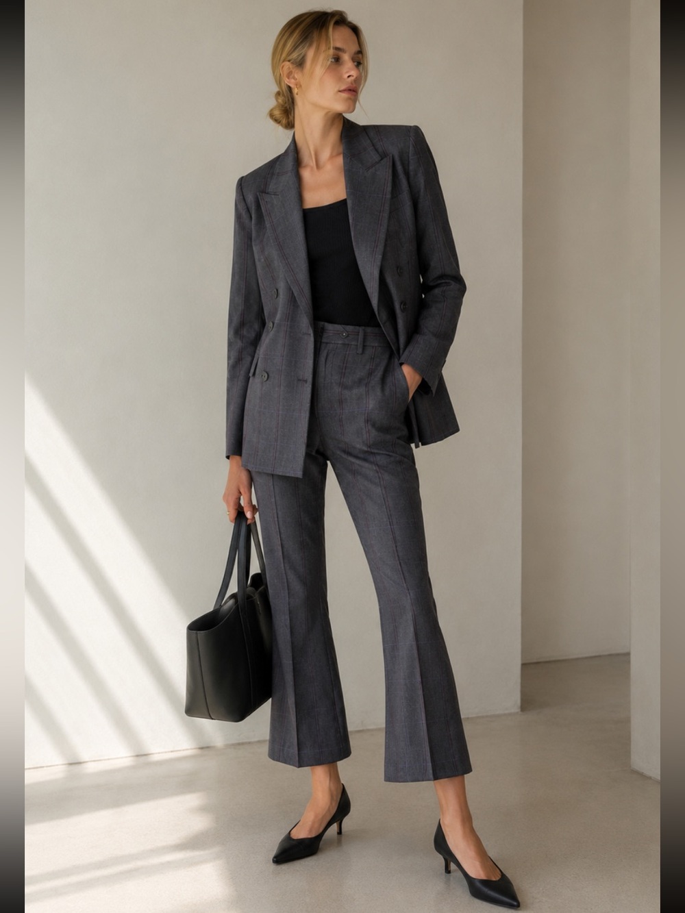Acne Studios Double-Breasted Windowpane 2pc Suit